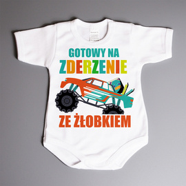 Gotowy na zderzenie ze żłobkiem - body dziecięce