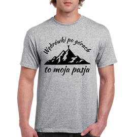 Wędrówki po górach to moja pasja - koszulka męska
