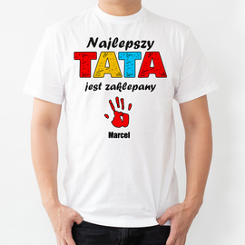 Najlepszy tata jest zaklepany - koszulka męska