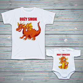 Zestaw - Duży smok, mały smoczek