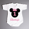 Body na roczek z myszką (imię) - body niemowlęce