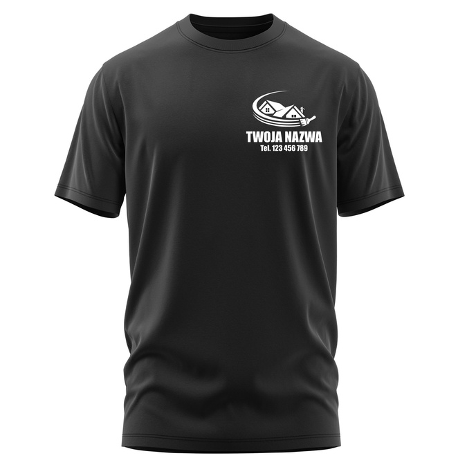 Koszulka z LOGO dla Firm Budowlanych - Nadruk Firmowy