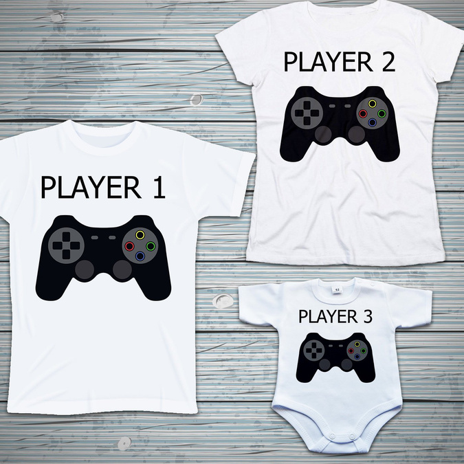 Zestaw rodzinny Player 1, Player 2, Player 3