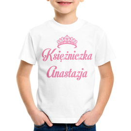 Księżniczka (imię) - koszulka dziecięca