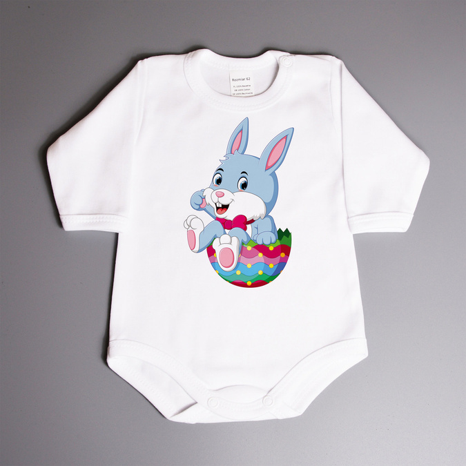 Zajączek wielkanocny, pisanki - body wielkanocne