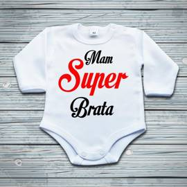 Mam super brata - body niemowlęce
