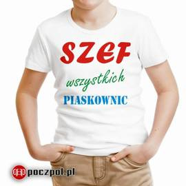 Szef wszystkich piaskownic - koszulka dziecięca