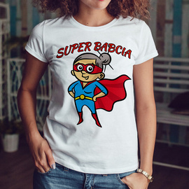 Super babcia - koszulka damska