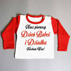 Nasz pierwszy Dzień Babci i Dziadka - koszulka niemowlęca