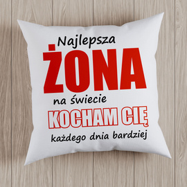 Najlepsza żona na świecie - poduszka