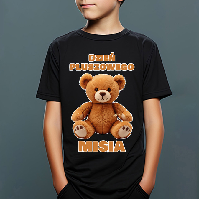Dzień pluszowego misia - koszulka z misiem