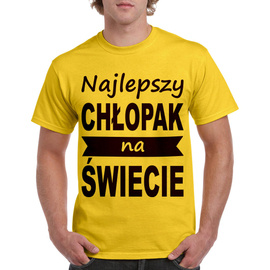 Najlepszy chłopak na świecie - koszulka na dzień chłopaka