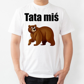 Tata miś - koszulka męska