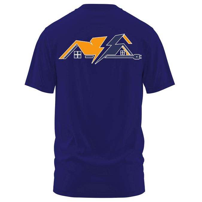 Koszulka z LOGO dla Firm Elektrycznych - Nadruk Firmowy