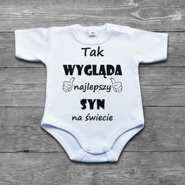 Tak wygląda najlepszy SYN na świecie - body niemowlęce