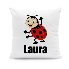 Biedronka - poduszka z imieniem