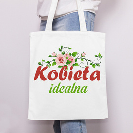 Kobieta Idealna - torba bawełniana