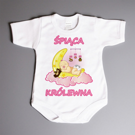 Śpiąca królewna  - body dla dziewczynki