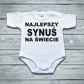 Najlepszy synuś na świecie - body niemowlęce