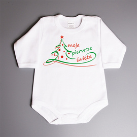 Moje pierwsze święta, choinka - body niemowlęce