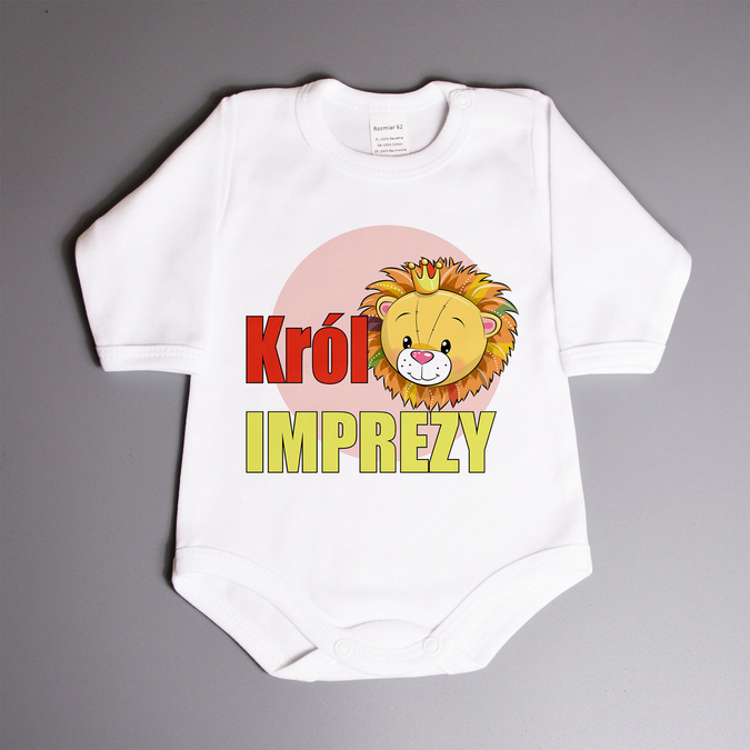 Król imprezy - body dziecięce