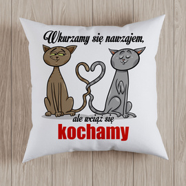 Wkurzamy się nawzajem, ale wciąż się kochamy - poduszka