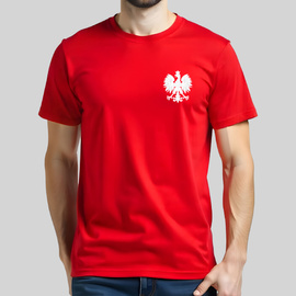 Czerwona Koszulka Kibica Reprezentacji Polski