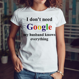 I don't need Google - koszulka damska