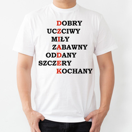 DZIADEK - dobry, uczciwy, miły, zabawny, oddany, szczery, kochany