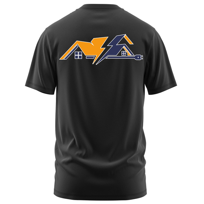 Koszulka z LOGO dla Firm Elektrycznych - Nadruk Firmowy