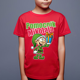 Pomocnik mikołaja - koszulka dziecięca