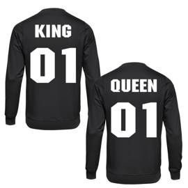 Bluzy dla par - QUEEN 01 & KING 01