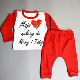 Moje serce należy do mamy i taty - komplet