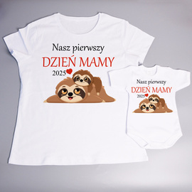 Nasz pierwszy Dzień Mamy - leniwiec - zestaw