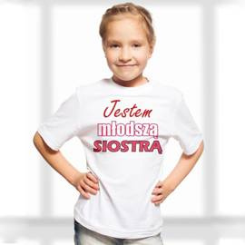 Jestem młodszą siostrą - koszulka dziecięca