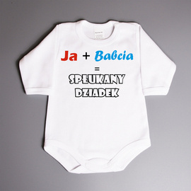 SPŁUKANY DZIADEK - body niemowlęce