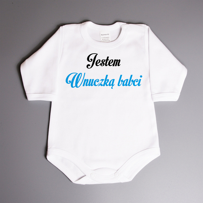 Jestem wnuczką babci (imię) - body niemowlęce