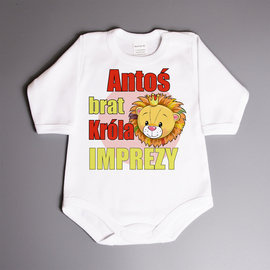 Brat króla imprezy - body dziecięce