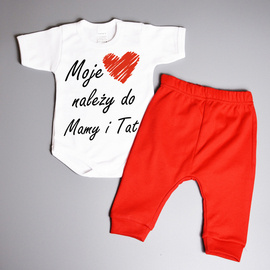 Moje serce należy do mamy i taty - komplet