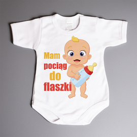 Mam pociąg do flaszki - body niemowlęce