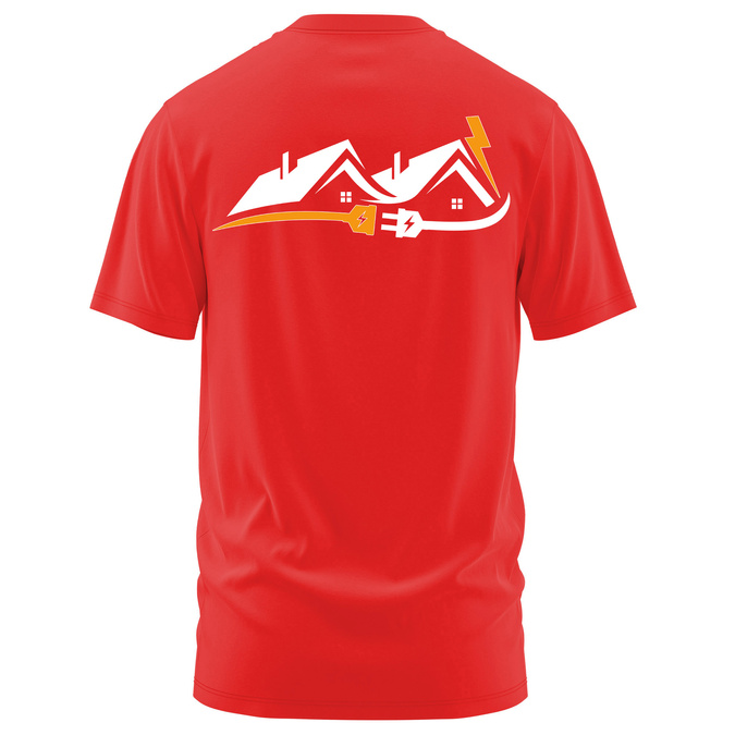 Koszulka z LOGO dla Firm Elektrycznych - Nadruk Firmowy