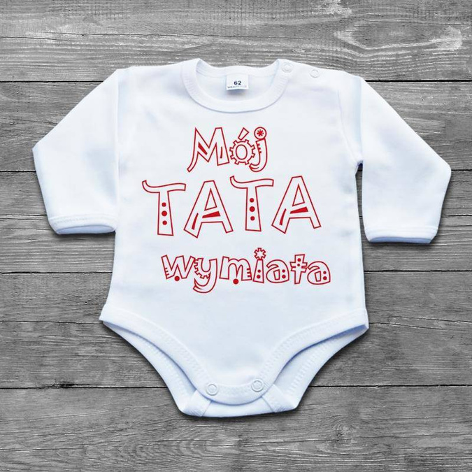 Mój tata wymiata - body niemowlęce