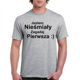 Jestem nieśmiały - koszulka męska