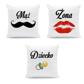 Zestaw poduszek dla całej rodzinny