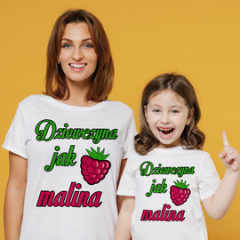 Zestaw koszulek - Dziewczyna jak malina