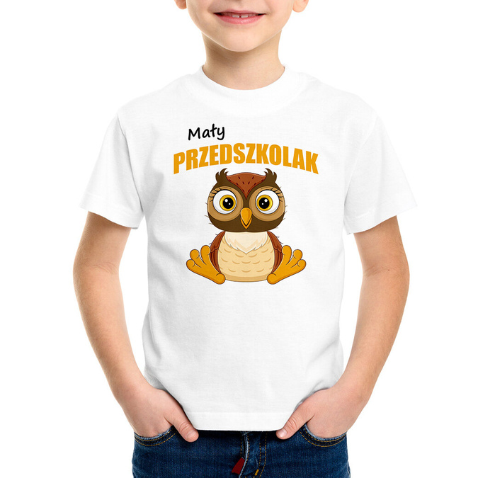 Mały przedszkolak - sowa - koszulka dziecięca