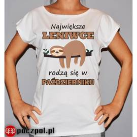 Największe leniwce rodzą się w...