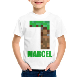 Koszulka na siódme urodziny minecraft