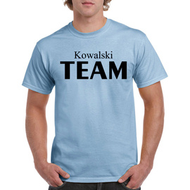 Nazwisko TEAM - koszulka męska