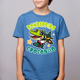 Bombardiro Crocodilo v3 - koszulka dziecięca